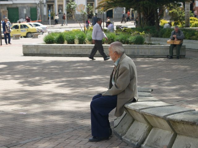 Elderly man with dementia